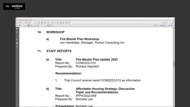 City of Waterloo Council Meeting April 4, 2022 @ 2:00PM