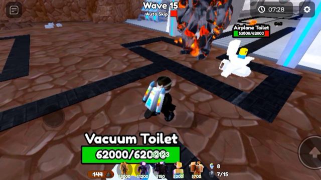 Испытания новой Godli в Toilet tower defense