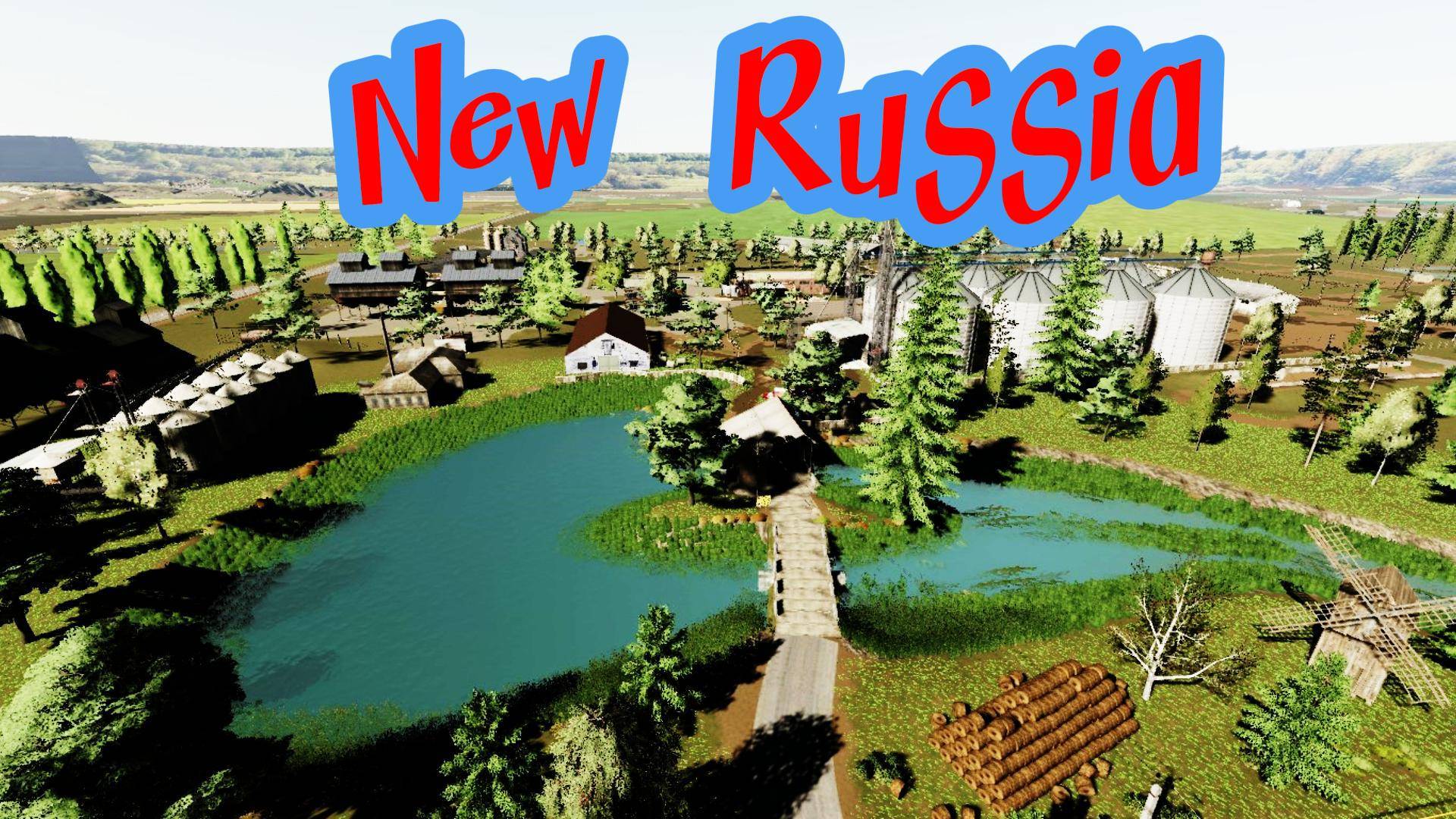 Farming Simulator 19 Новая Россия  Обзор на карту С/Х New Russia