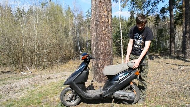 Yamaha Jog моих родителей после 4 лет эксплуатации. Вечный мопед!
