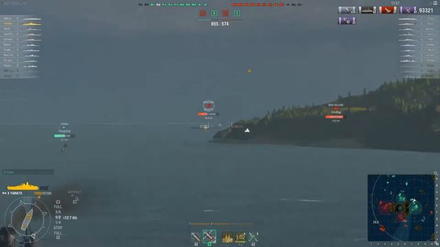 [WoWs] Yamato - Japanese Tier X battleship {5kills & 200k DMG}
