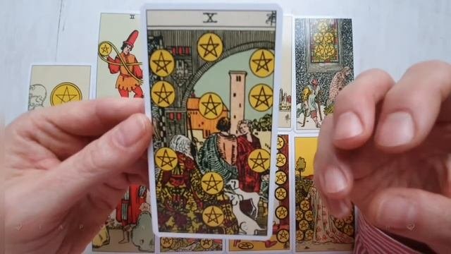 Значение карт Таро. Младшие арканы. 10 пентаклеи