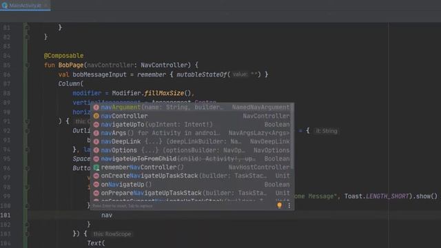 Jetpack Compose Navigation - Passing Values