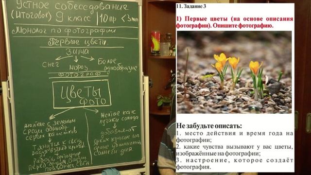 Урок 5. Задание 3. Описание реального фото с базы данных ОГЭ (Устная часть на допуск к ОГЭ. 9 кл.).