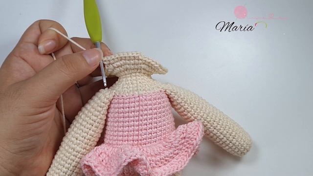 Coneja Bailarina Estefy A Crochet | Amigurumi Crochet Coneja Estefy | Tejido Fácil Conejita Crochet