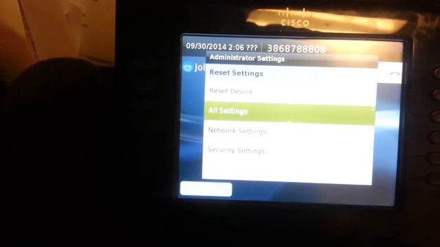 9971 Corporate Directory shows Host Not Found