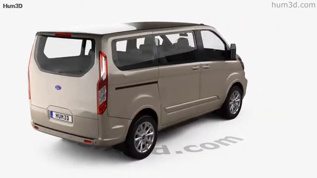 Ford Tourneo Custom L1 2017 3D Model By Hum3D.com