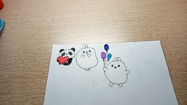 Рисуем 9 милых картинок