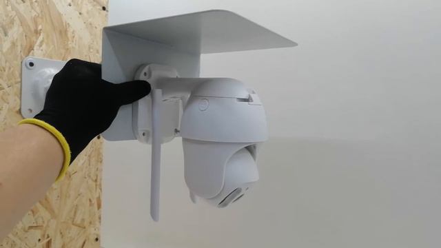 Как закрепить камеру и прожектор к стене с помощью кронштейна HIWOLL-3000?  NORDZON.RU