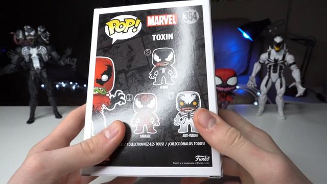 Токсин, Паук-Карнаж и Чёрная Пантера - Фигурки Funko POP!