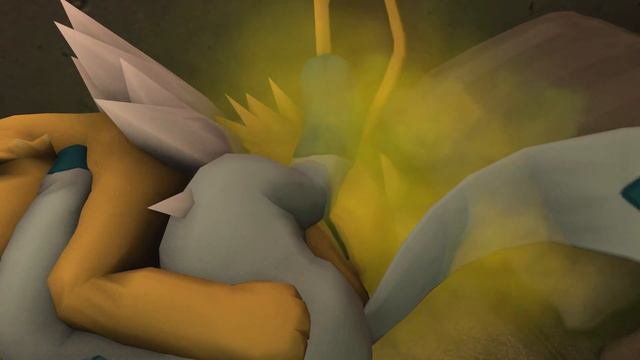 Erafarty Gassy play with Jolteon and Glaceon