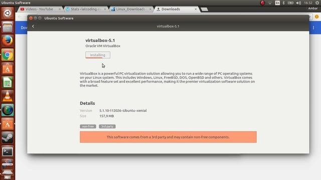Install virtualbox on ubuntu 16.04 LTS