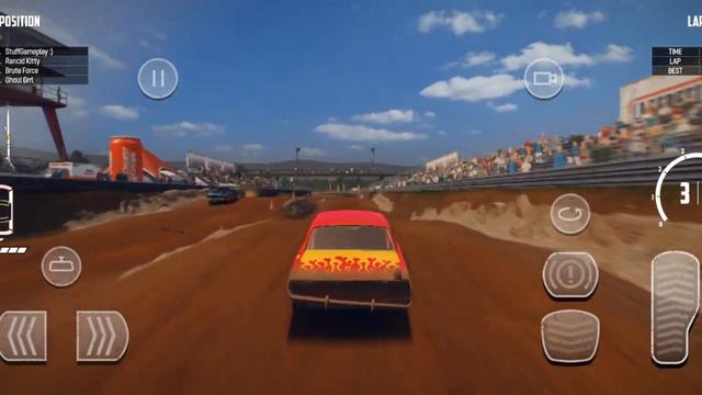 Demolition Racing Heat Race | Career Mode | Wreckfest Mobile Gameplay Walkthrough