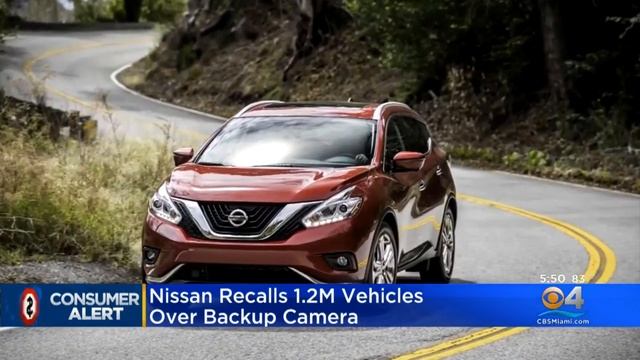 Nissan Recalls 1.2M Vehicles Over Backup Camera
