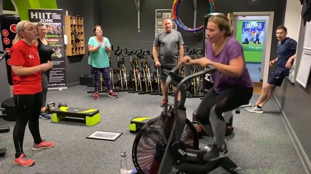 ASSAULT BIKE 80-second Challenge
