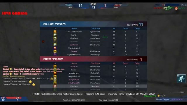 Live Streaming Java Gaming