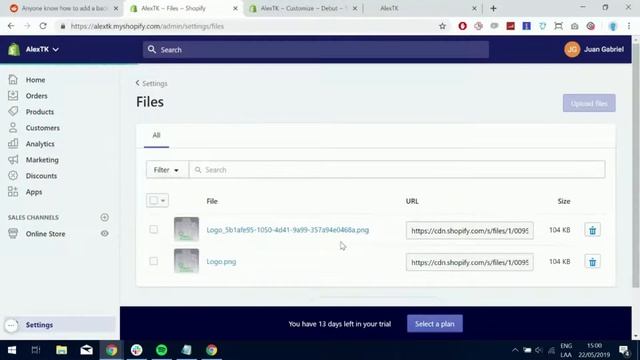 Add Background Image  Shopify Tutorial