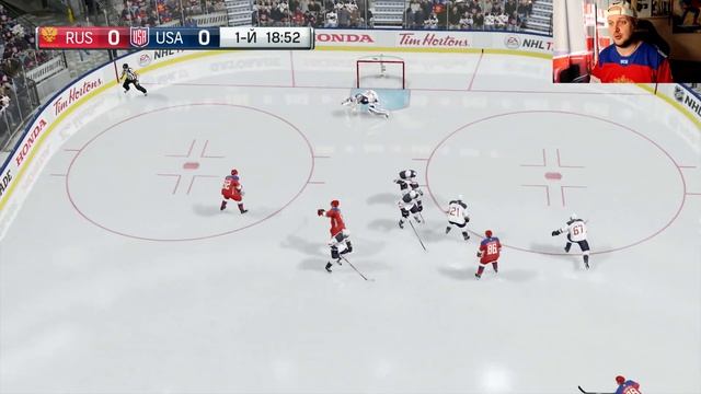 ФИНАЛ КУБКА МИРА - РОССИЯ vs США - ЛУЧШИЙ РЕЖИМ В NHL 17