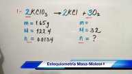 ESTEQUIOMETRÍA Masa-Mol (paso a paso)