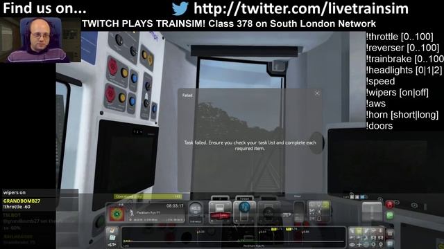 Twitch Plays Train Simulator #2 - South London Network, Class 378