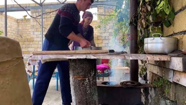 Traditional Azerbaijani recipe KHASH | Yummy Bull Soup | Rural Village Food