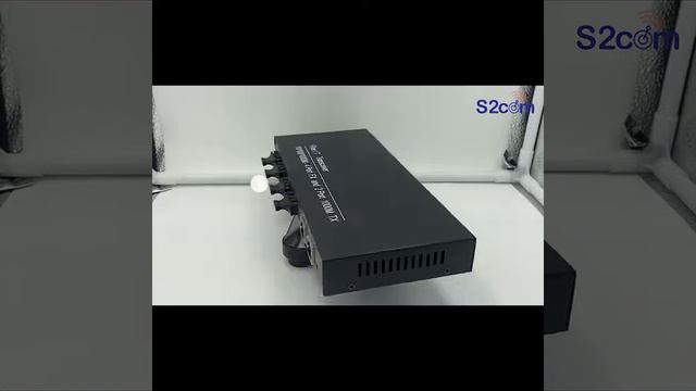 4 Port SC Singlemode Duplex Gigabit Fiber Media Converter (FMC-4SCSMD-G)