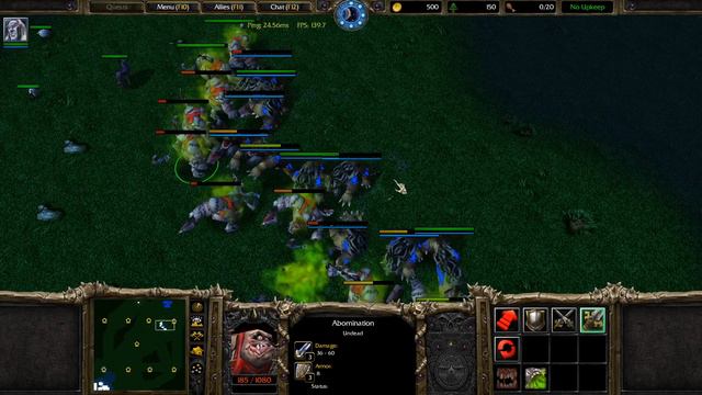 10 Bears VS 10 Abomination | Full HD | Reforged | Warcraft 3| Night Elf against Undead | Gameplay |