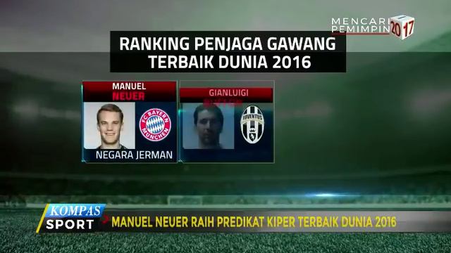 Manuel Neuer, Kiper Terbaik Dunia 2016