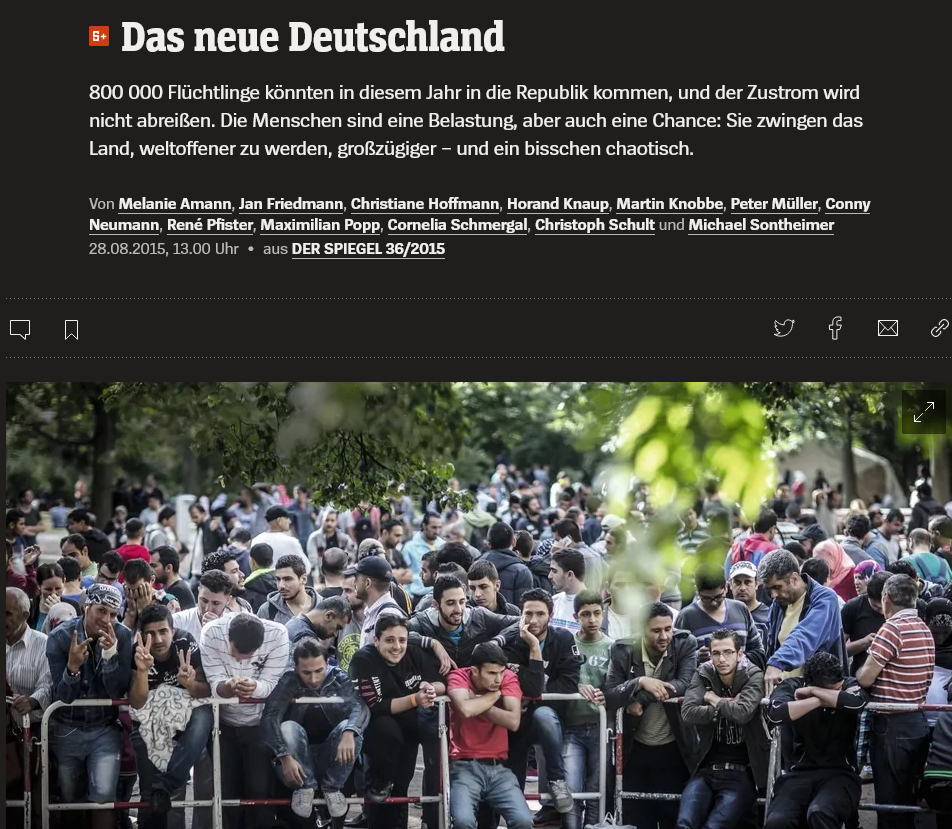 Fünfhundert Millionen Migranten bereits in Deutschland?