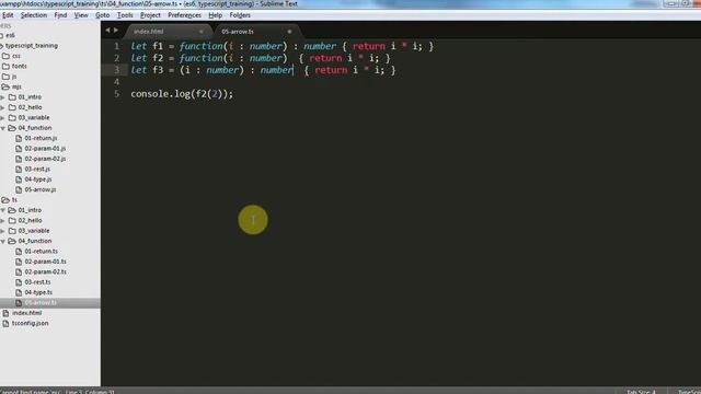 Lập trình TypeScript - Bài 20 Functions - Arrow Functions