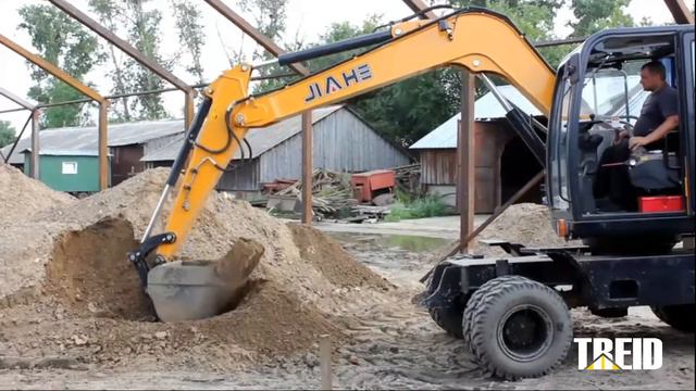 ОТЗЫВ на Колесный экскаватор JIAHE JHW85A фермера из Константиновки