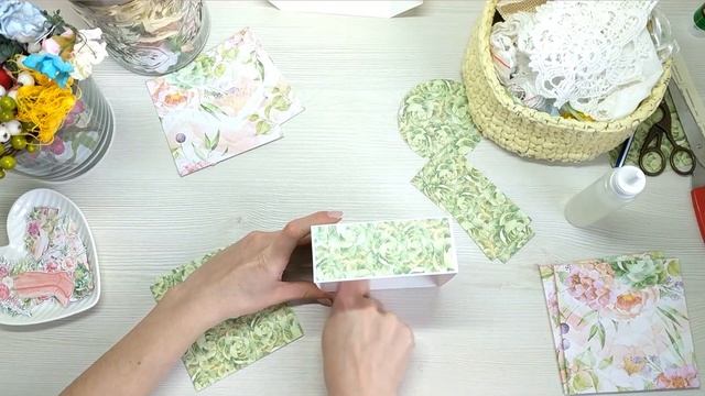 Мастер-класс "Весенняя коробочка для подарка" от Людмилы Прохоровой