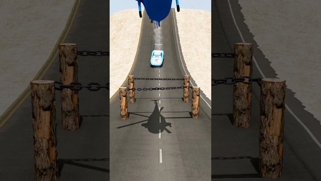Машины против цепи – BeamNG.drive #shorts #beamngdrive