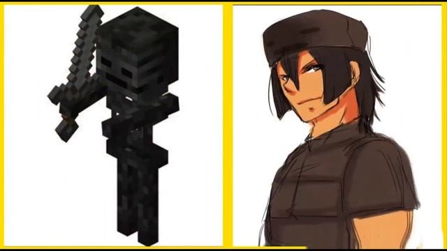 Minecraft Characters As Anime - Minecraft In Real Life 2018