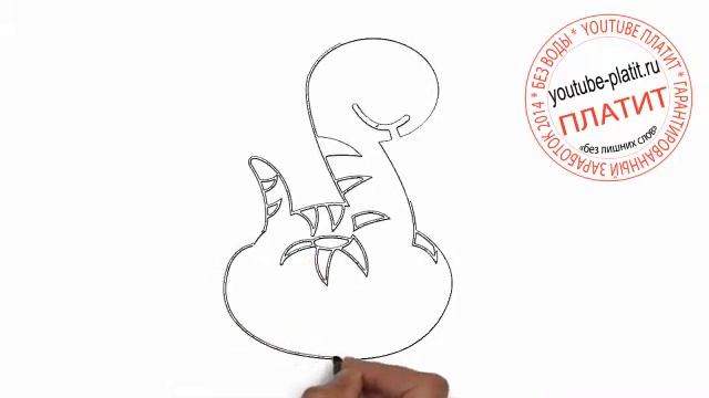 Как просто карандашом нарисоватиь змею за 36 секунд