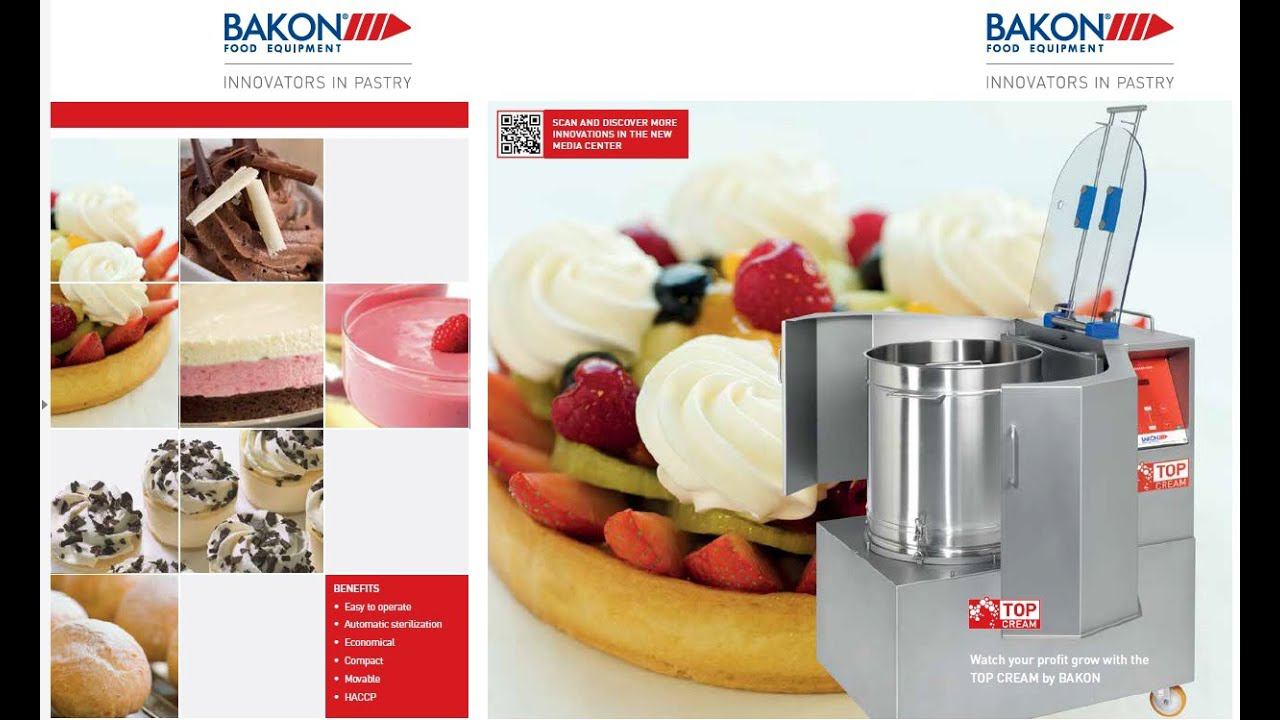 Машины для взбивания крема охлажденным воздухом Bakon TOP CREAM. Взбиваем сливки
