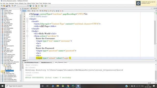 Http Session Interface in Servlet