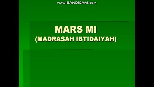 mars Madrasah Ibtidaiyah
