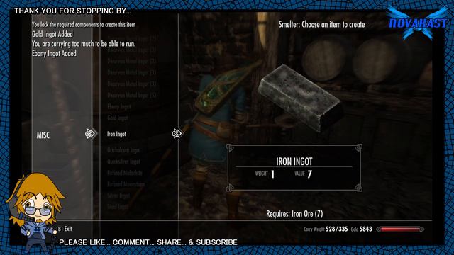 Let's Play The Elder Scrolls V Skryrim (Nintendo Switch) - 024 | Novakast