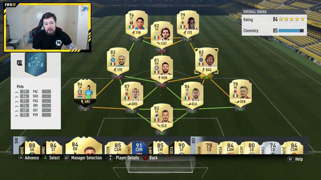 THE ITALIAN NATIONAL TEAM DRAFT!! - FIFA 17 Ultimate Team Draft To Glory #122