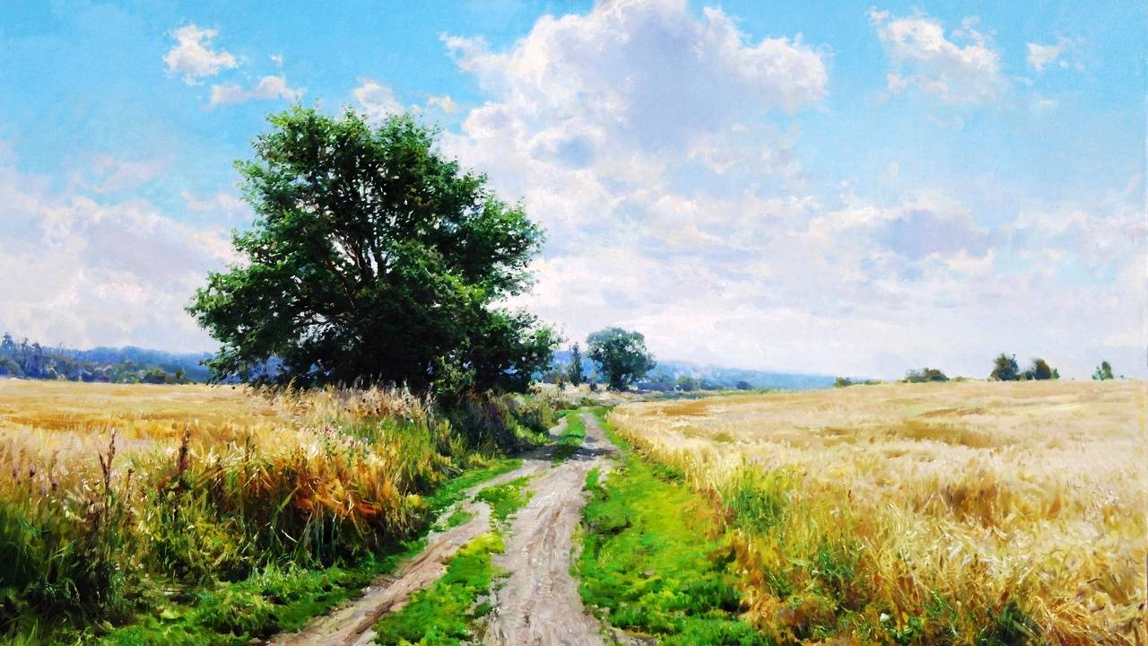 Летние пейзажи художника Владимира Давыденко