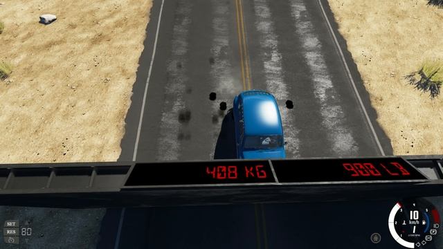 Сила УДАРА Машин В КГ | Сколько ЖМЕТ - BeamNg Drive