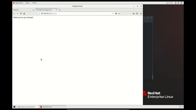 How to configure an apache server with multiple web page PART 1
