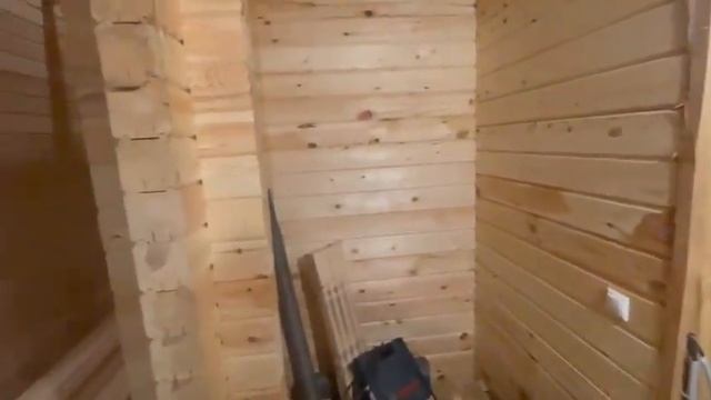 Отделка и разведение электрики в доме из клееного бруса в КП Весна-Парк