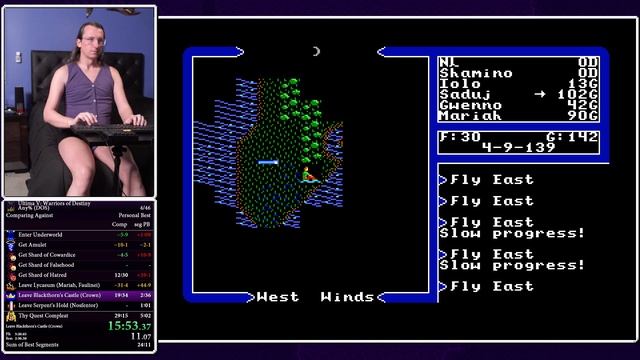 Speedrun of Ultima V (DOS) - any% in 28:04.883