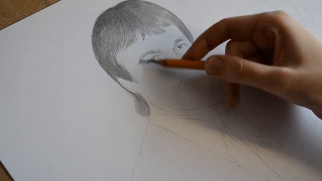 Рисование портрета на заказ карандашом. Некоторые особенности процесса.
