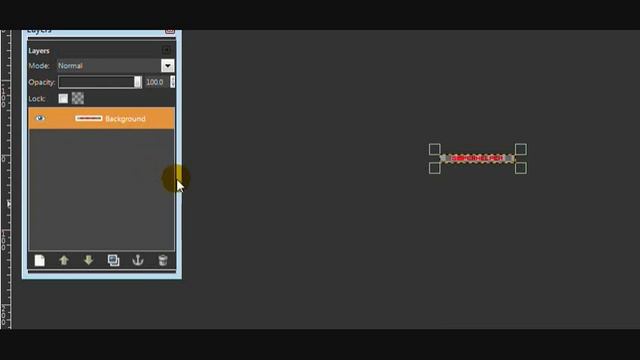 How to create animated, flashing text using GIMP