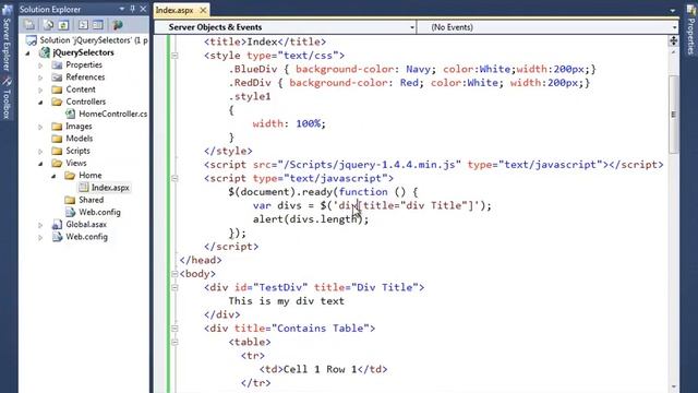 14   Attribute Selector Demo