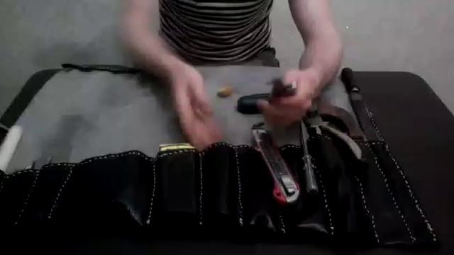 инструменты для выживания  в лесу и чехол своими руками поднего