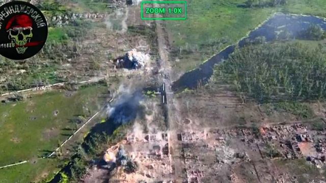 Боевая работа артиллерии, дронов и авиации по врагу в Волчанске